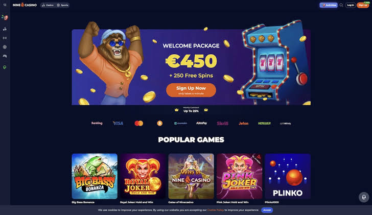 NineCasino games